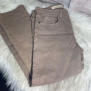 Anthropologie Pilcro And The Letterpress Stet Tan High Waist Jeans Sz 30